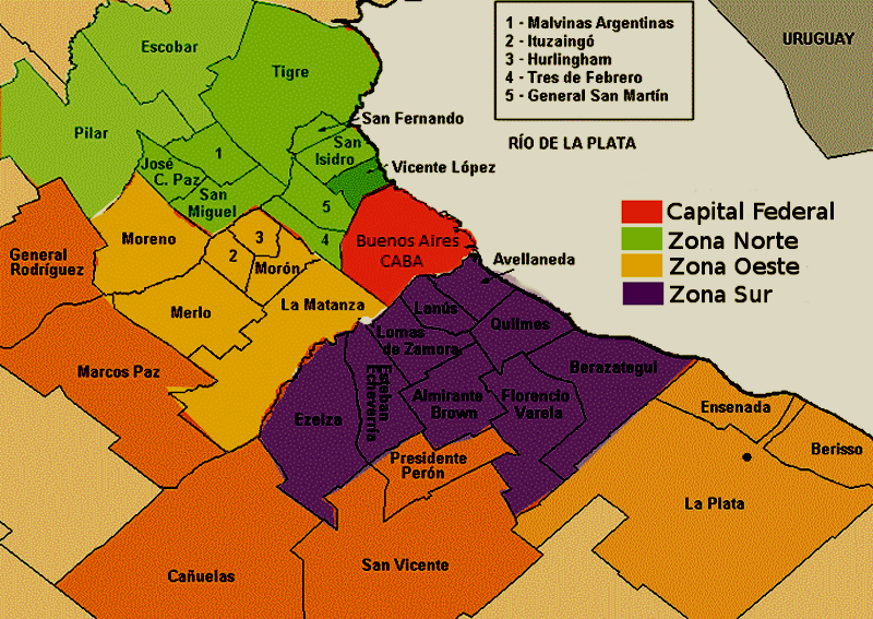 Las zonas de Buenos Aires con mayor cantidad de escuelas y colegios 2