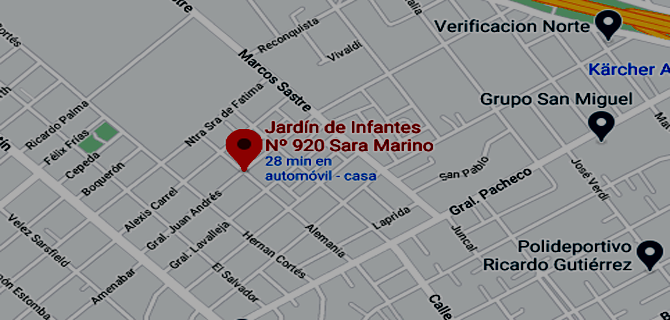 Jardín de Infantes nro 920 "Sara Marino" 1