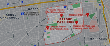 Listado de Colegios en el barrio de Parque Patricios