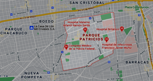 Listado de Colegios en el barrio de Parque Patricios 10