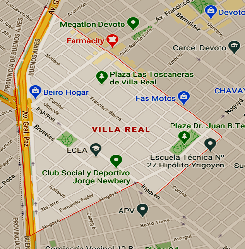 Listado de Colegios privados en el barrio de Villa Real 35
