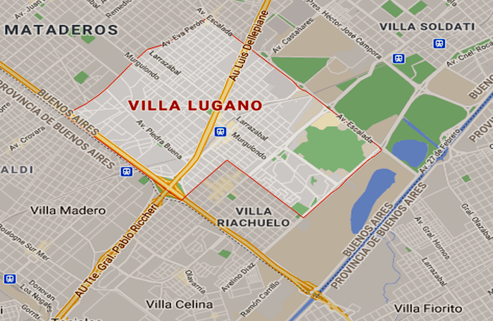Listado de Colegios en el barrio de Villa Lugano 1