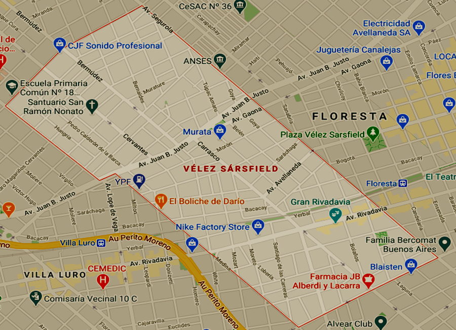 Listado de Colegios en el barrio de Vélez Sarsfield 8