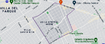 Listado de colegios en el Barrio Villa General Mitre