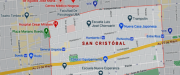Listado de Colegios en el barrio de San Cristóbal