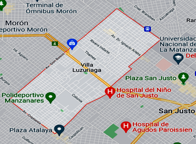 Listado de colegios privados y públicos en Villa Luzuriaga 1