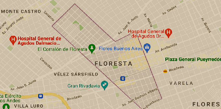 Listado de Colegios en el barrio de Floresta 2