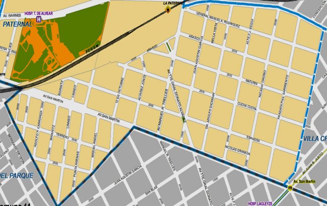 Listado de colegios primarios en el barrio de La Paternal 1
