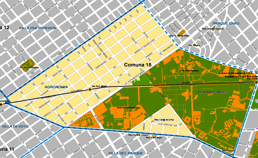 Información del barrio de Agronomía de Buenos Aires 1