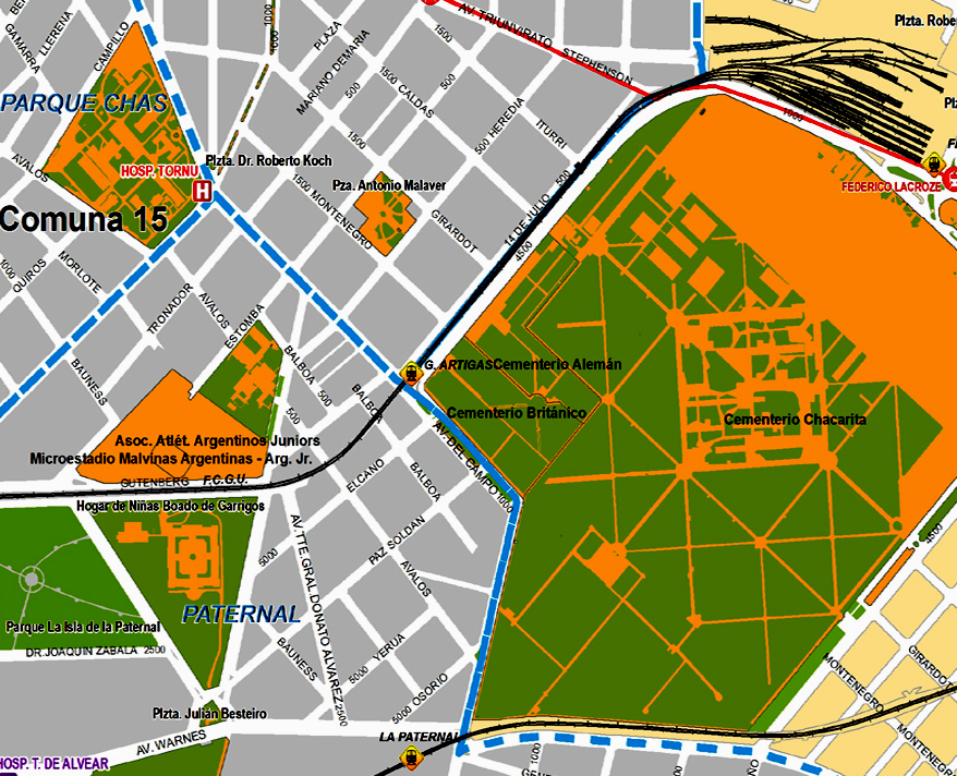 Información del barrio de Chacarita de Buenos Aires 1