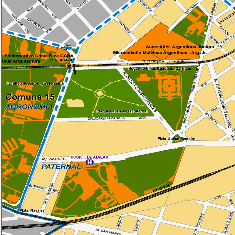 Información del barrio de La Paternal de Buenos Aires 1