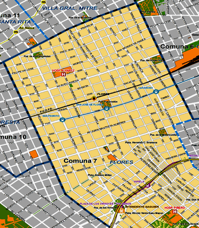 Información del barrio de Flores de Buenos Aires 1