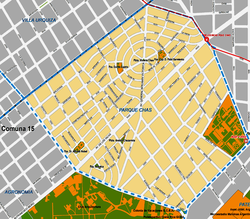Información del barrio de Parque Chas de Buenos Aires 1