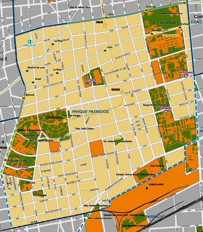 Información del barrio de Parque Patricios de Buenos Aires 1