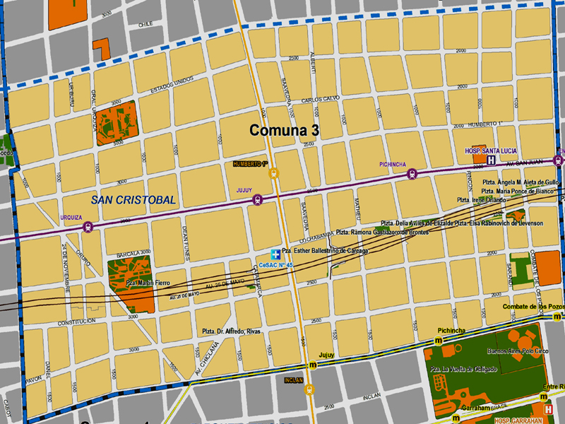 Información del barrio de San Cristóbal de Buenos Aires 1