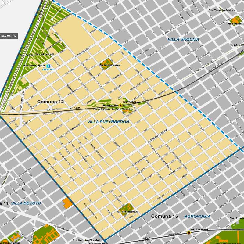 Información del barrio de Villa Pueyrredón de Buenos Aires 1