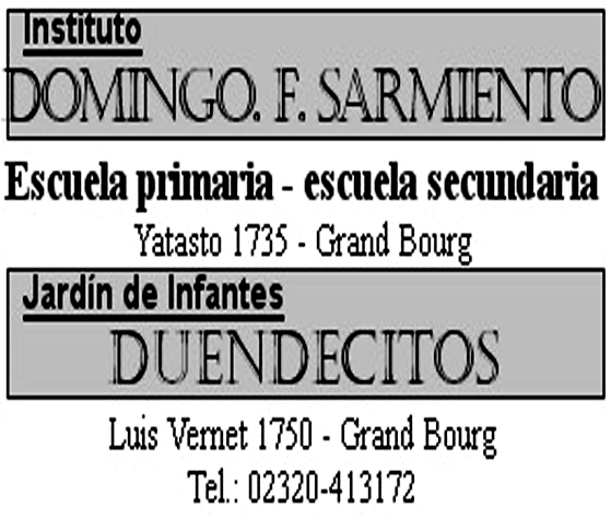 Instituto Domingo Faustino Sarmiento Grand Bourg 8