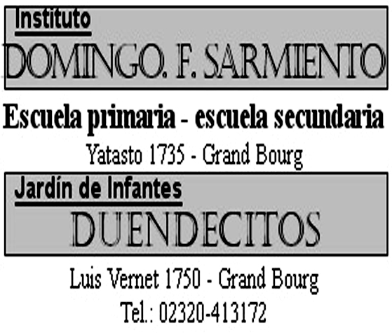 Instituto Domingo Faustino Sarmiento Grand Bourg 16